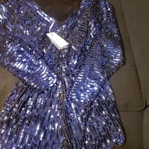 Sequin Romper size Large